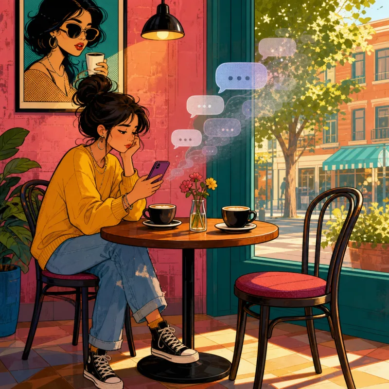 Ghosting in language exchange