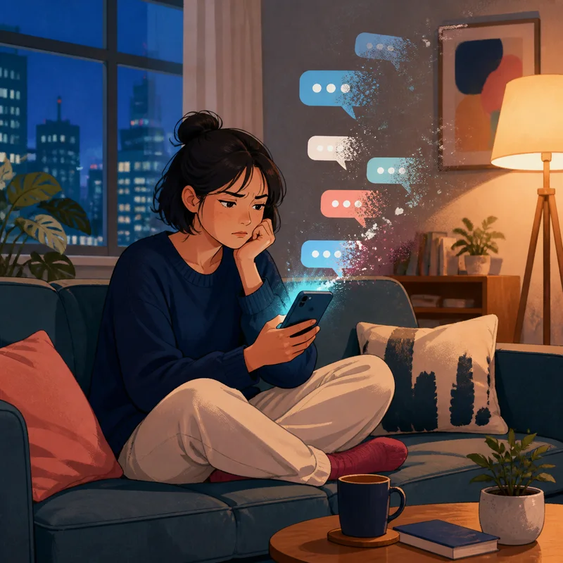 A chat thread fading away before it becomes a friendship