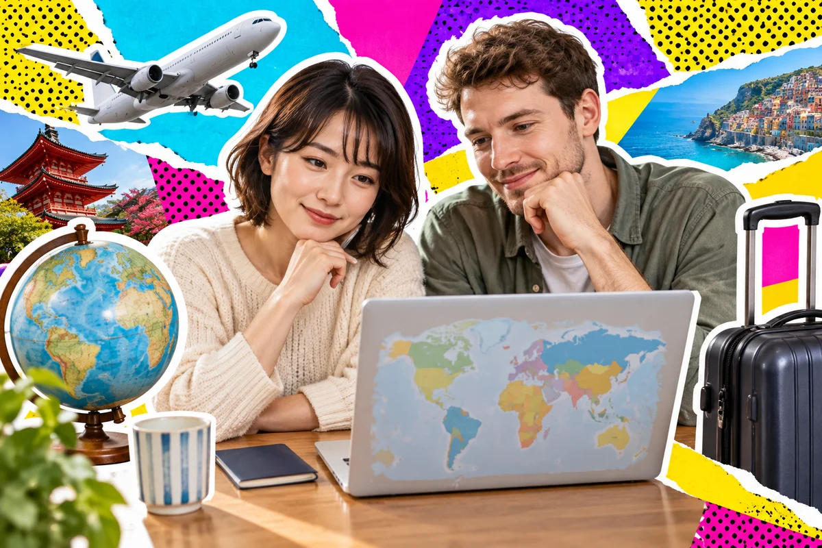 Japanese woman and her partner considering a move abroad